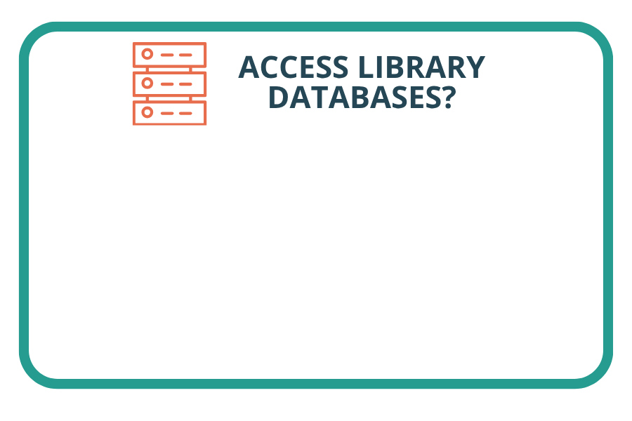 how do I access library databases?