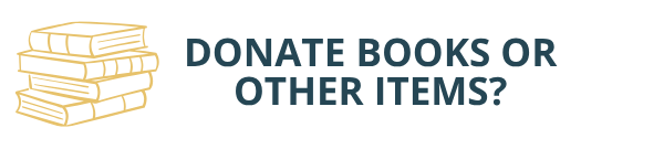 how do I donate books or other items?