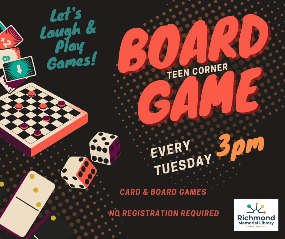 Tween/Teen Programming: Board Games! 