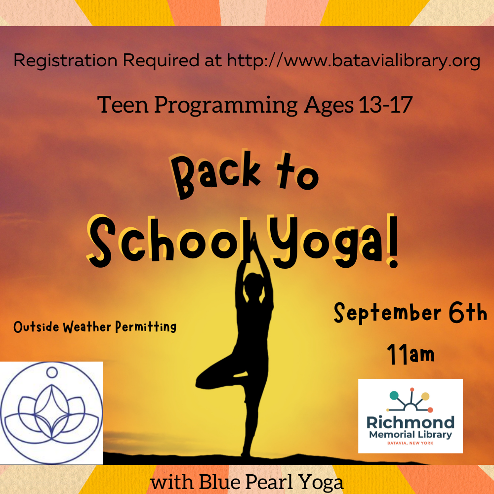 Teen Programming: Back to School Yoga! 