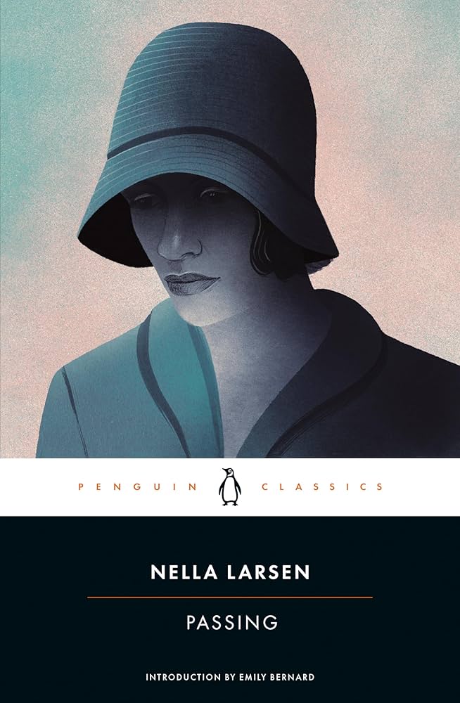 Cover graphic of Nella Larsen's novel Passing. 