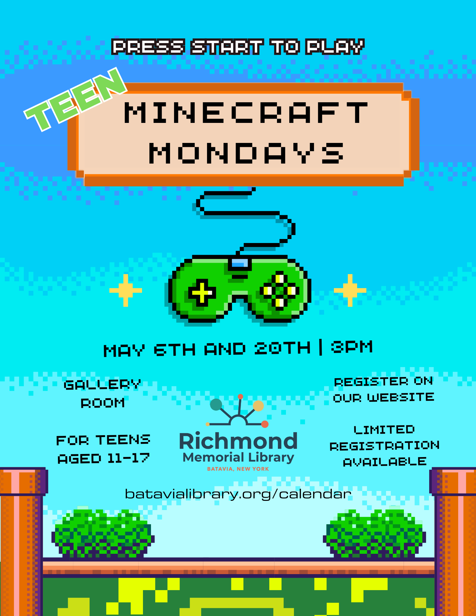 Teen Minecraft Mondays