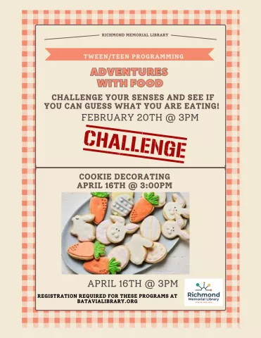 Tween/Teen Programming: Adventures with Food Series!
