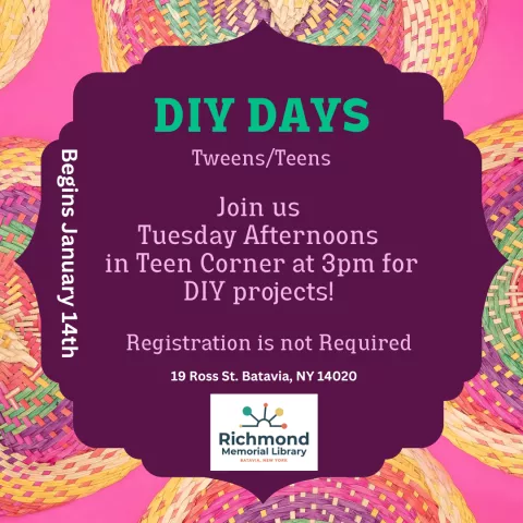 Tween/Teen Programming: DIY Projects!