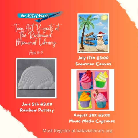 Tween/Teen Programming: ART Club with the ART of Mandy