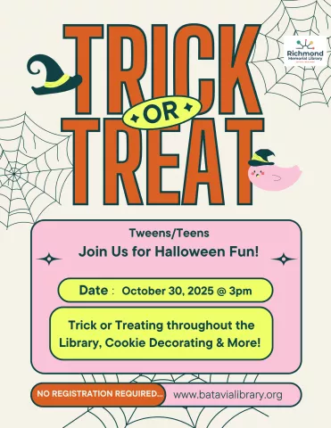 Tween/Teen Programming: Trick or Treating &amp; Halloween Fun! 