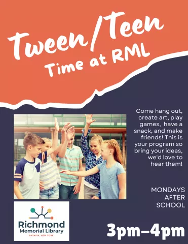 Programming: Tween Time Mondays!