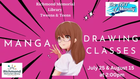 Tween/Teen Programming: Manga Drawing Classes!