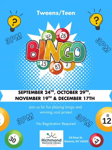 Tween/Teen Programming: Bingo!