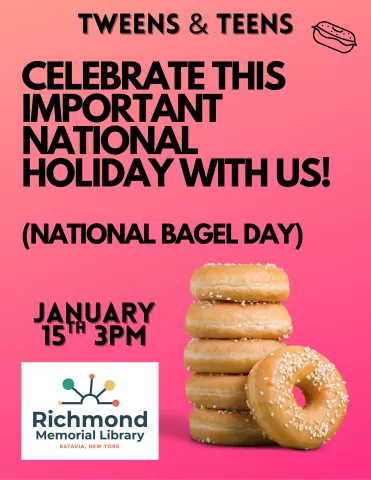 Tween/Teen Programming: National Bagel Day! 