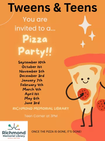 Tween/Teen Programming: Pizza Party! 