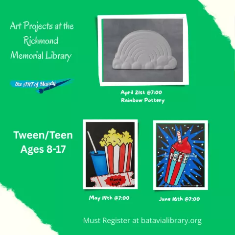 Tween/Teen Programming: After Dark with the ART of Mandy! 