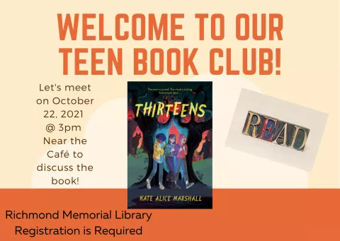 Teens October Book Club - Thirteens by Kate Alice Marshall